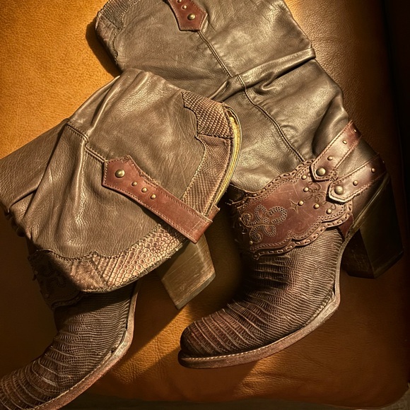 CUADRA exotic cowboy boots - with lizard - Picture 5 of 5